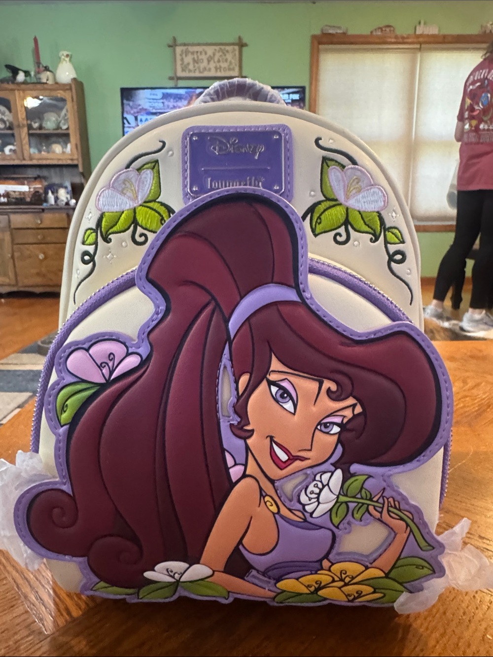 Disney Meg Loungefly Mini Backpack - Purple & Cream